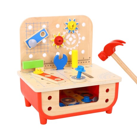 Banco de Trabajo con Herramientas de madera Tooky toy Banco de Trabajo con Herramientas de madera Tooky toy