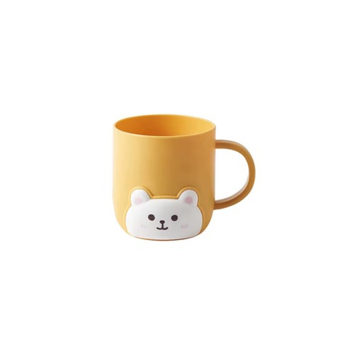 Vaso taza escolar gatito - Amarillo 