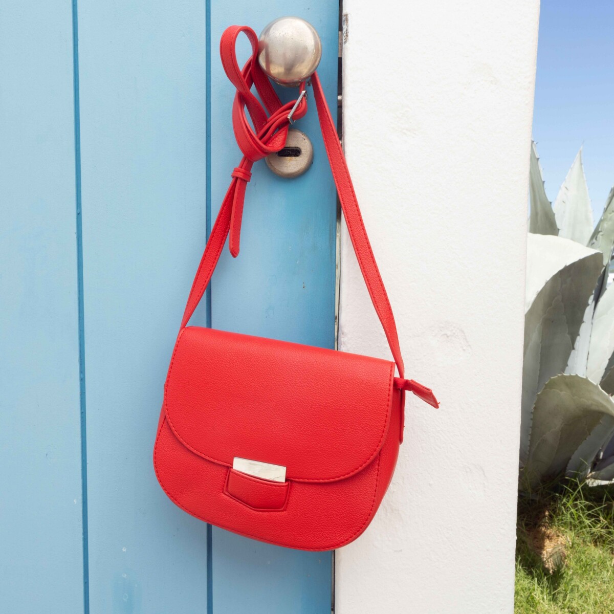 BANDOLERA MIAMI - ROJO CORAL 