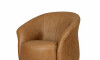 Butaca Giratoria 1 Cuerpo Air Vintage - 100% Cuero Mostarda