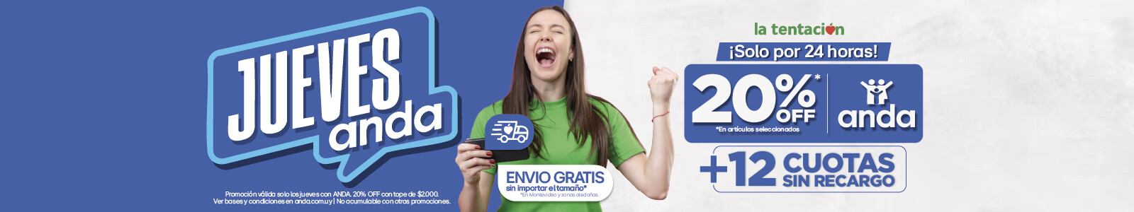 Jueves de ANDA - 20% OFF