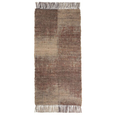 Alfombra ENGSYRE 70x140 natural/berenjena peso: 2.183