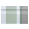 Individual PVC 45x30cm Cuadros Verde