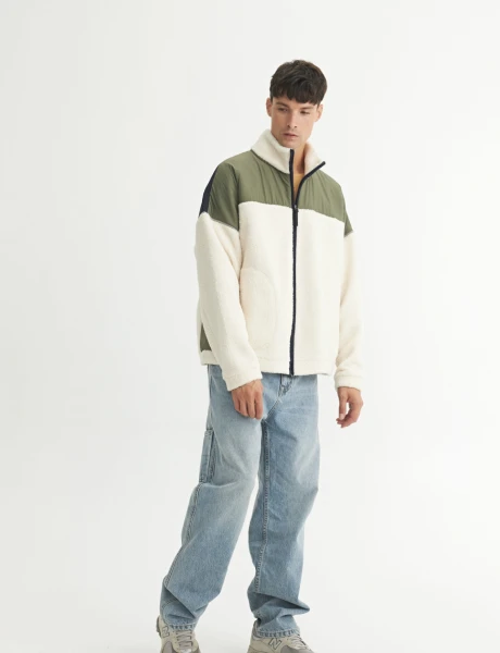Campera sherpa March Crudo