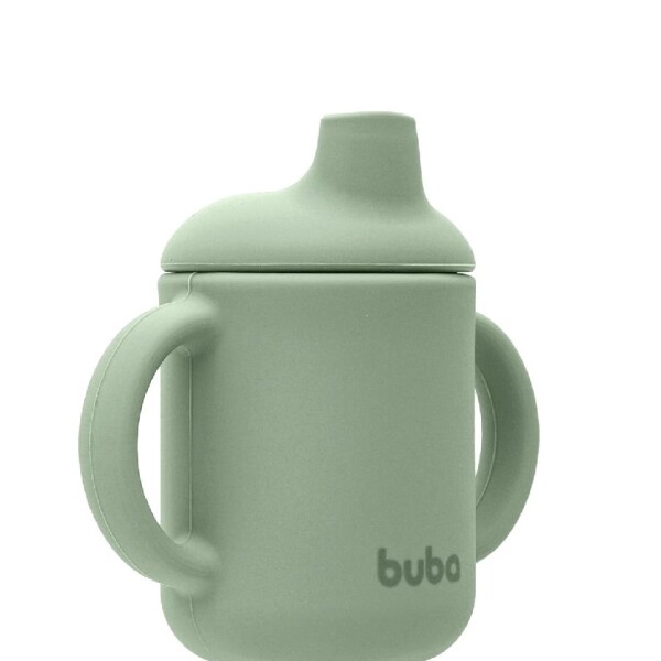 Vaso entrenamiento 100% silicona - buba verde