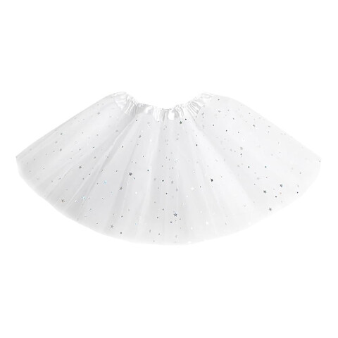 TUTU 30 cm con Brillos y Luz Blanco