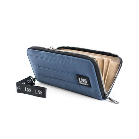 Billetera Primula Azul Piedra