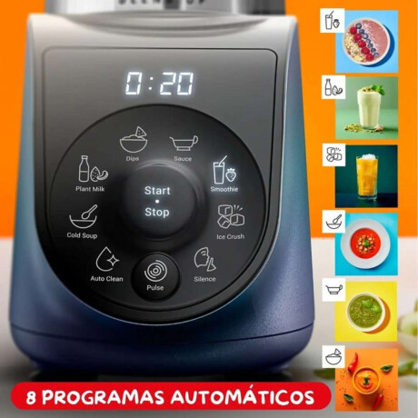 Licuadora Personal Blend Up Moulinex 1000W 8 Programas Automáticos