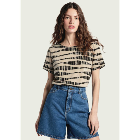 BLUSA MM FEM OFF WHITE