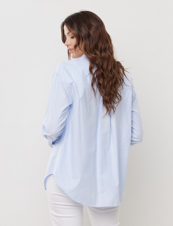 Camisa Bolsillo CELESTE