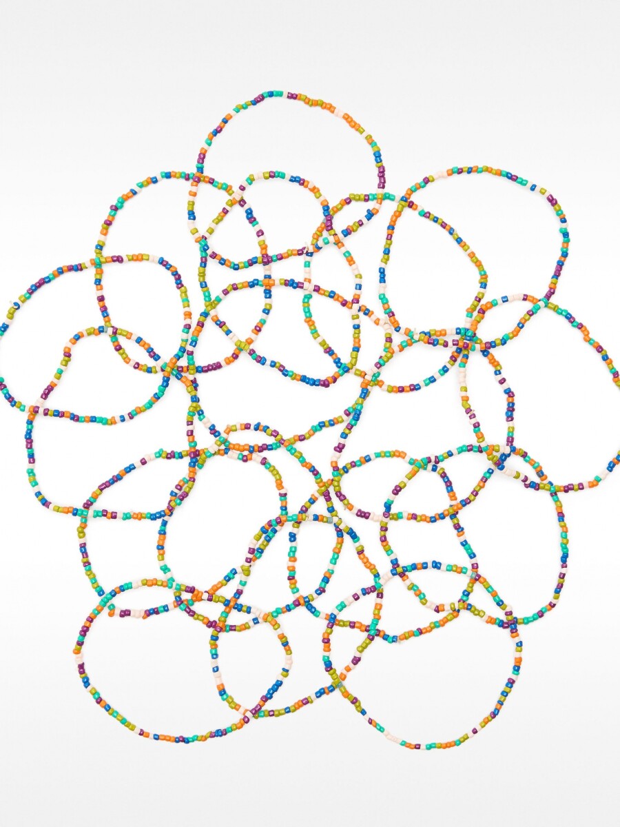 Set De Pulseras Elásticas Multicolor multicolor