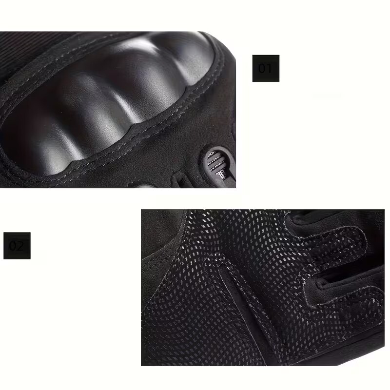 Guantes Tácticos Tange Hard Knuckle – Protección y Rendimiento Profesional NEGRO