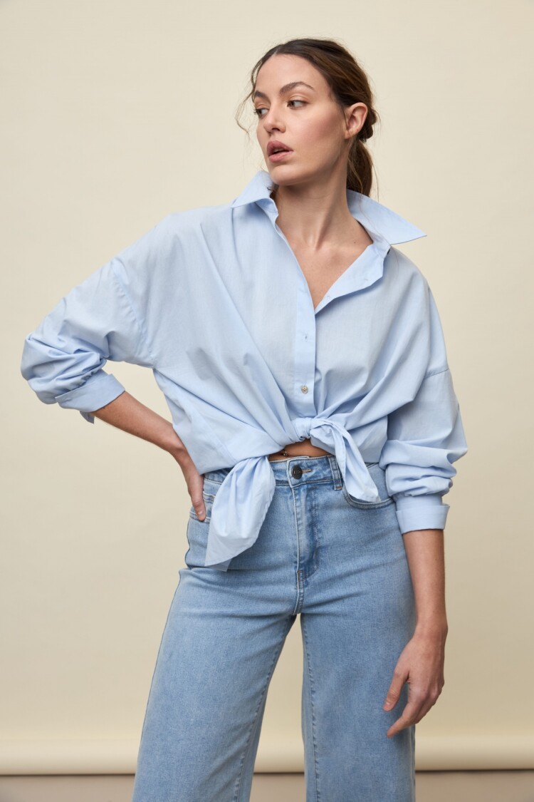 CAMISA ALEKSEI Celeste