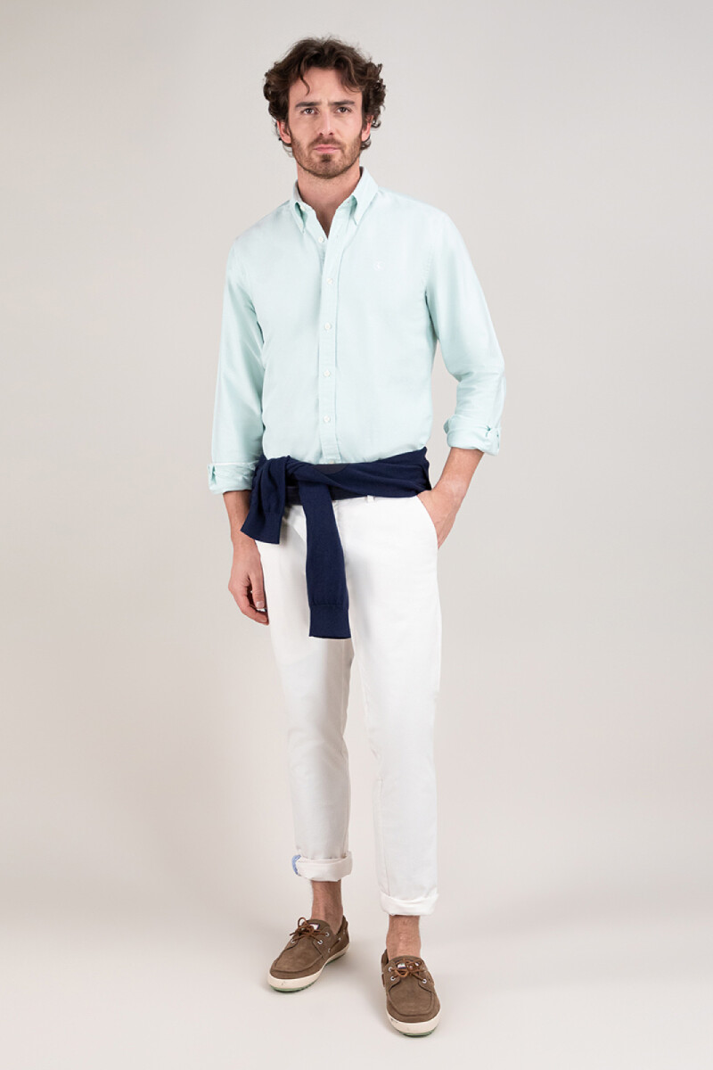 Camisa Oxford Verde