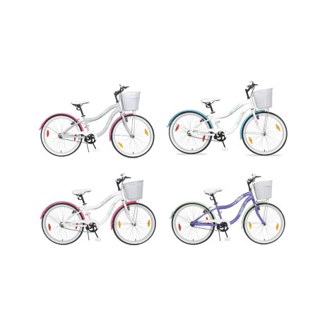 Bicicleta Baccio Mystic rodado 24 Gris