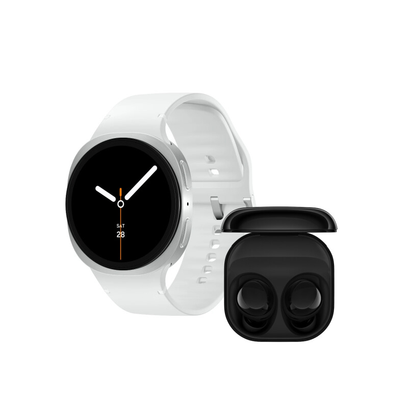 Galaxy Watch8 (Bluetooth, 44 mm) Silver + Buds Core ¡De Regalo!