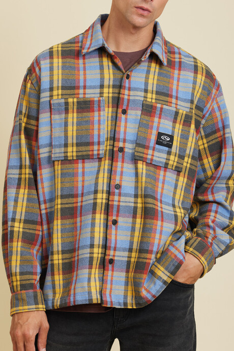 CAMISA JARET RUSTY Azul