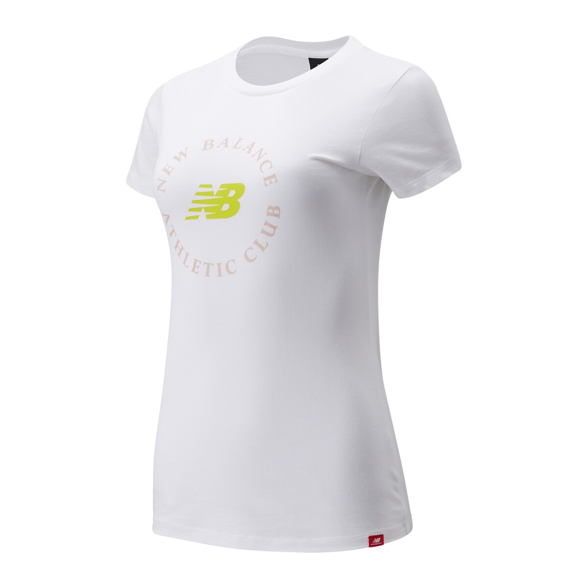 Remera New Balance de Dama - ESSENTIALS ATHLETIC-WT13507WT - WHITE 