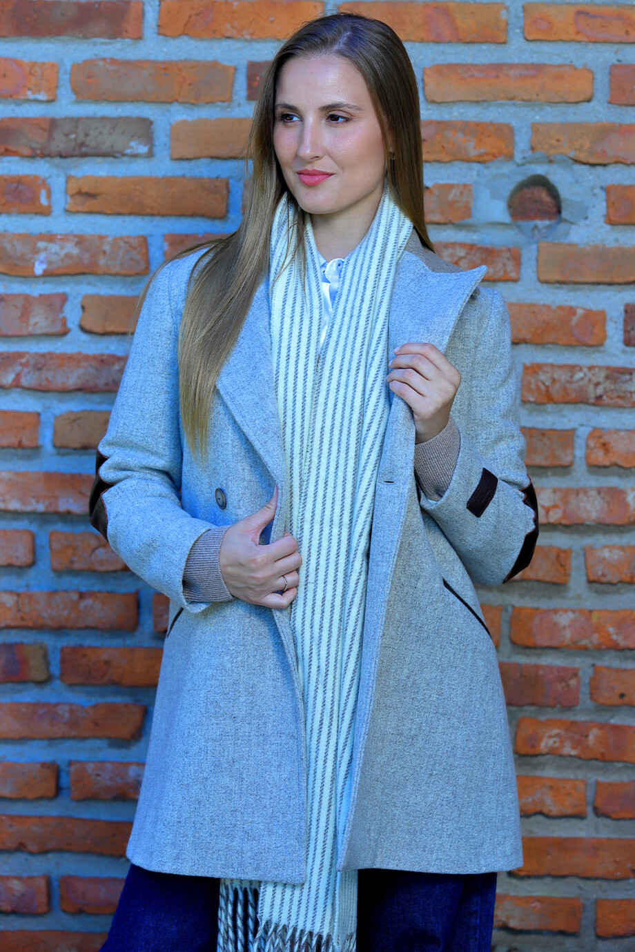 Blazer Largo Berlín Beige