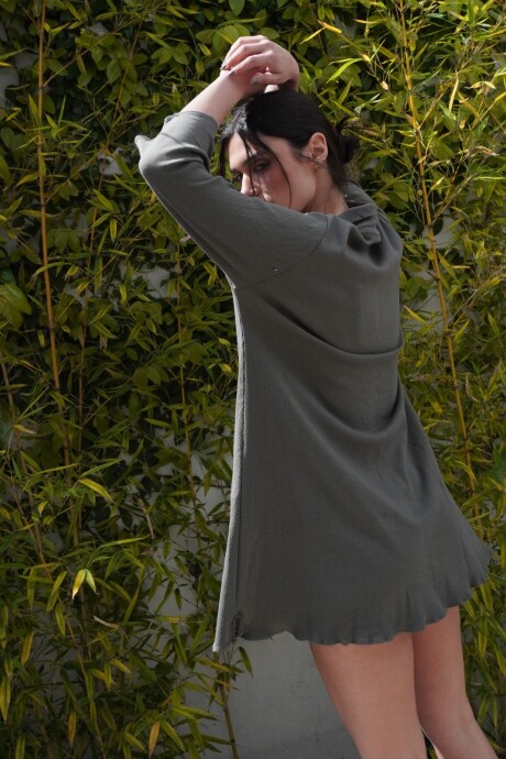 Comfortable dress Verde Seco