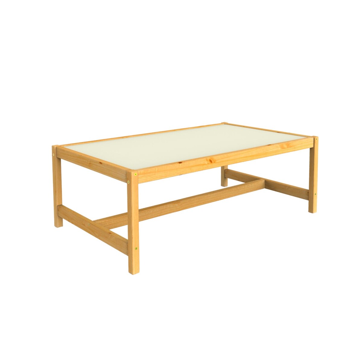 MESA RATONA - MDF-Y-MADERA BLANCO QUÉBEC BCO/NAT 