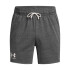 UA Rival Terry 6in Short-BRN GRY-025