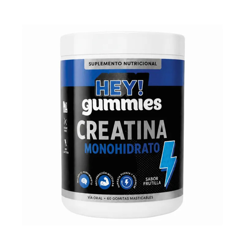 HEY GUMMIES CREATINA MONOHIDRATADA X 60 única