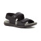Sandalia Country Hombre Dos Tiras Con Velcro Negro-grafito