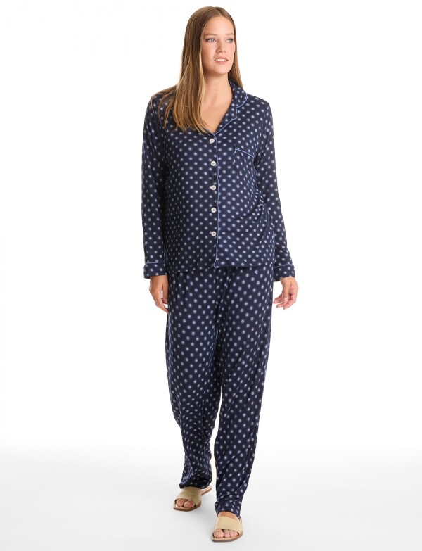 Pijama Con Pantalon AZUL/MULTI