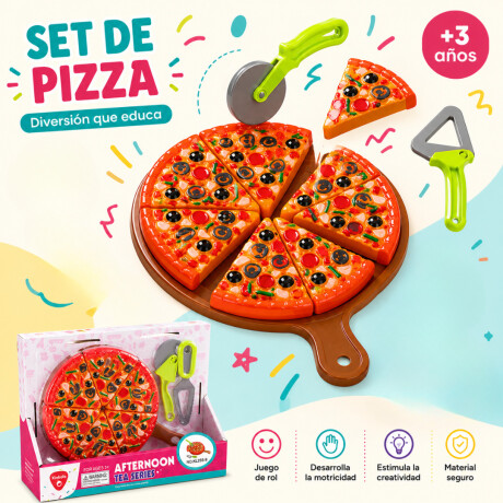 Pizza Juguete Infantil Cortar Cocina Alimentos Recreativo Pizza Juguete Infantil Cortar Cocina Alimentos Recreativo