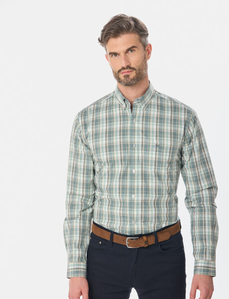CAMISA CUADROS Verde