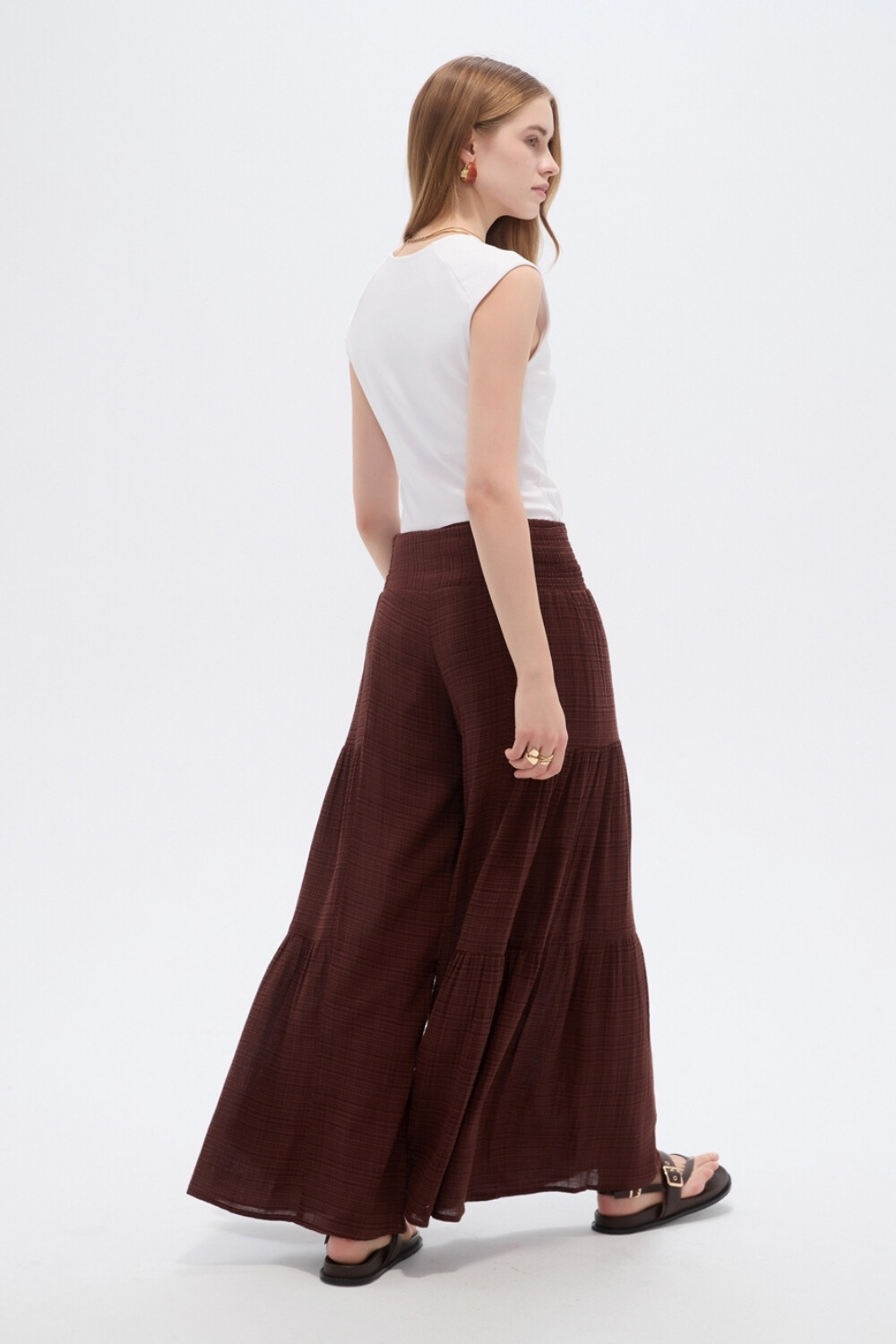 Pantalon Treva Marron