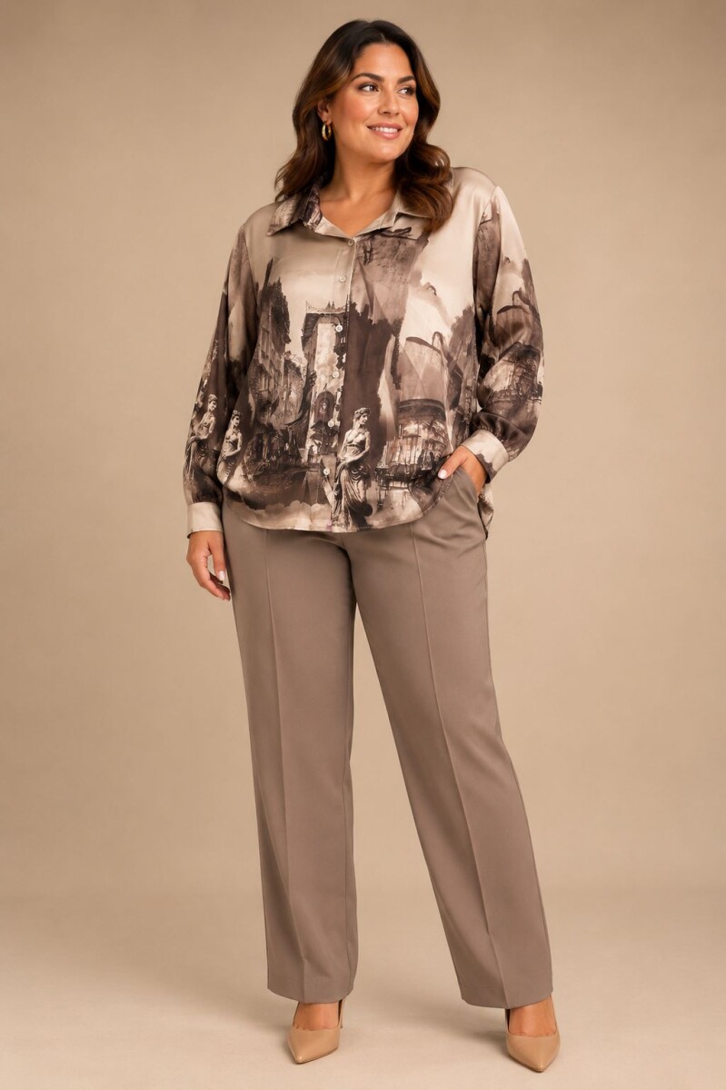 CAMISA CLARISSE - Visón 