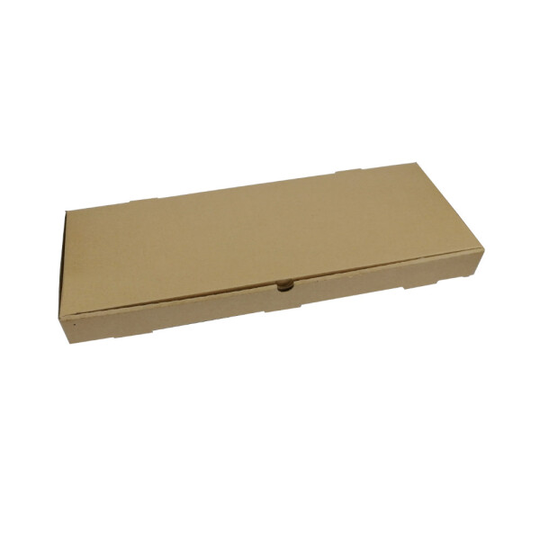 CAJA DE CARTON PARA PIZZA 1/2MT. MARRON LISA 24X18X4 CM. MARRON