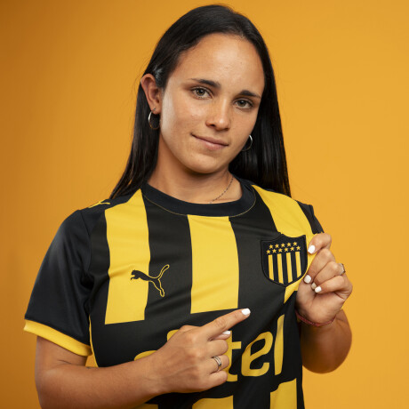 Peñarol Home Jersey Wns 26-78755705 Amarillo/Negro