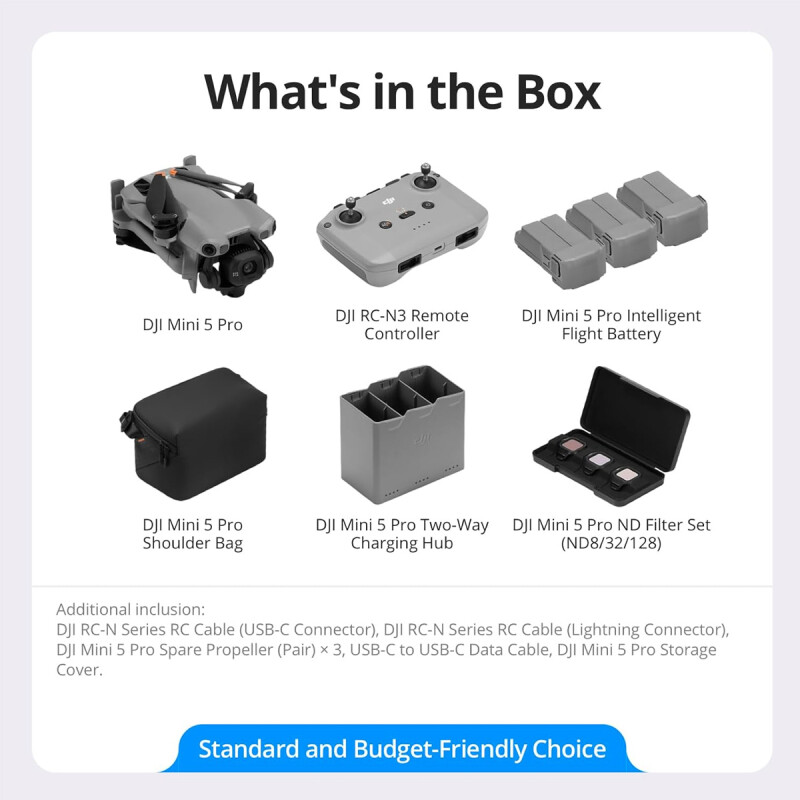 Dron DJI Mini 5 Pro Fly More Combo Dron DJI Mini 5 Pro Fly More Combo