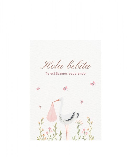 Tarjeta 10x15 baby shower DISEÑO 6