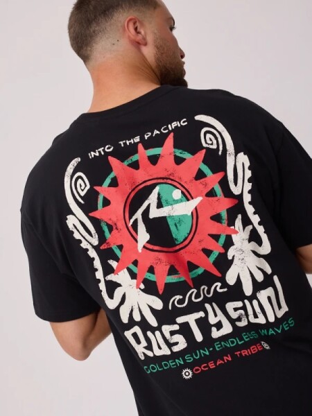 T-SHIRT RUSTY EXAVI NEGRO