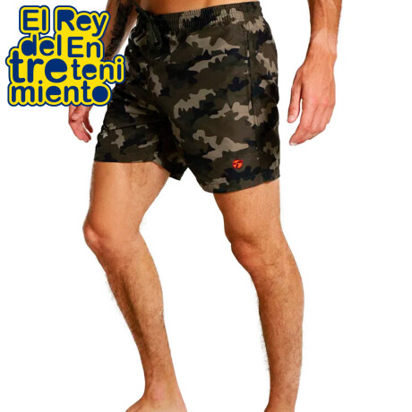 Short De Baño Topper Corto Playa Piscina P/ Adulto Camuflado