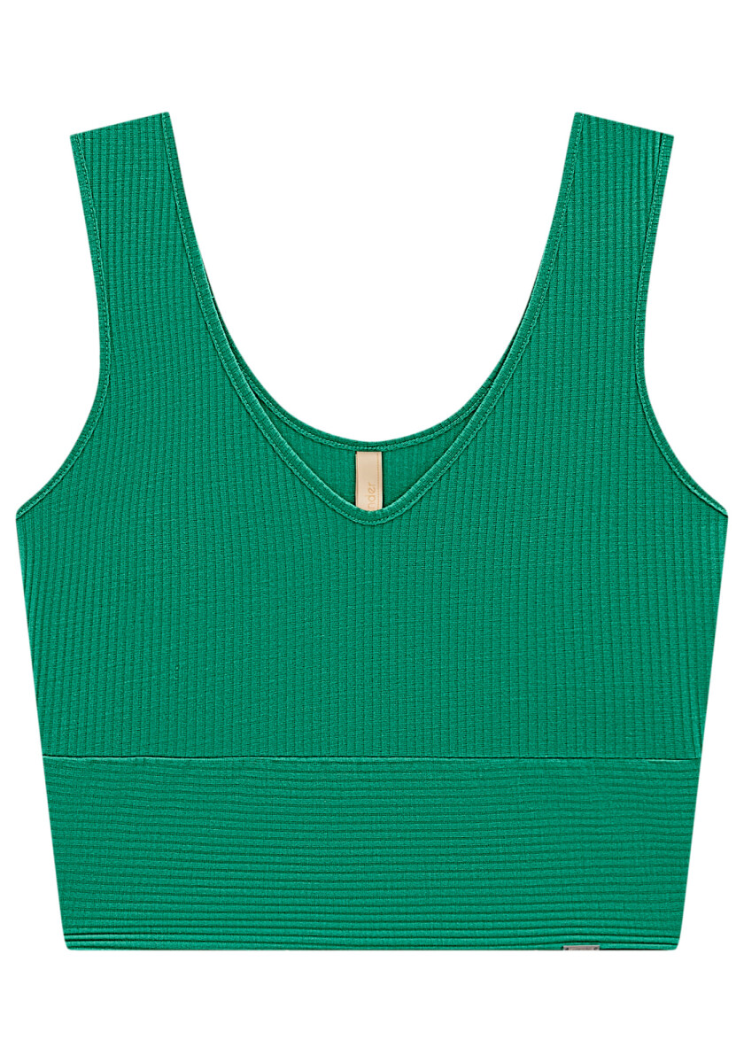 Top Canalé - Verde 