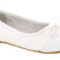 Ballerinas Infantiles Croco Kids con Puntera Blanco