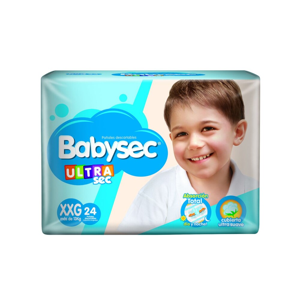 BABYSEC ULTRA HIPER XXGRANDE PAQ. X 24 U única