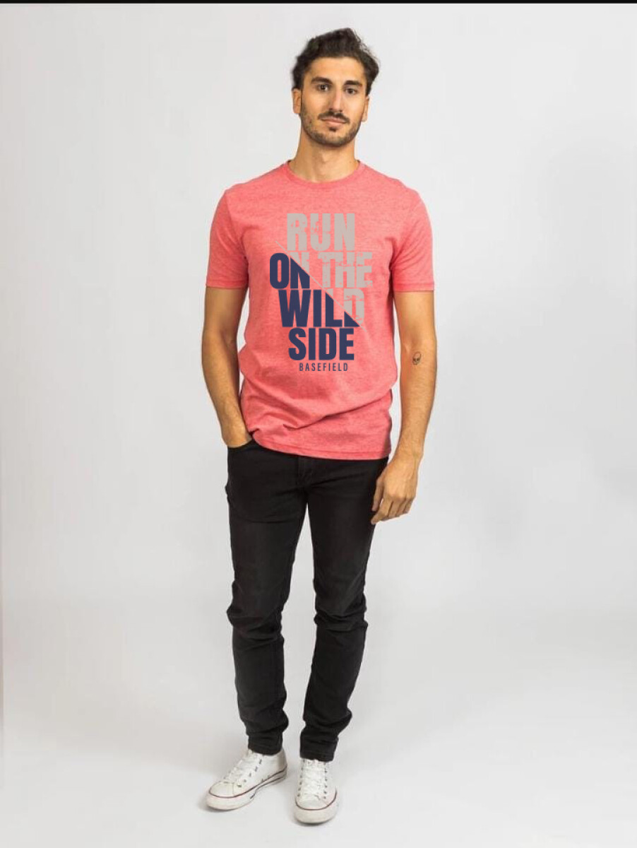 T-Shirt Print Run - Coral 