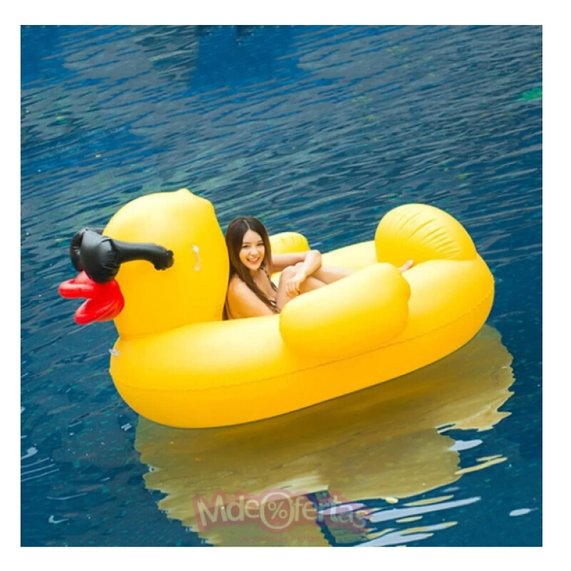 Inflable Flotador Pato Con Lentes Gigante 200cm Inflable Flotador Pato Con Lentes Gigante 200cm