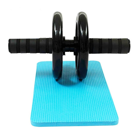 Rueda Doble Ejercicio Abdominal Ab Wheel + Alfombra Multicolor