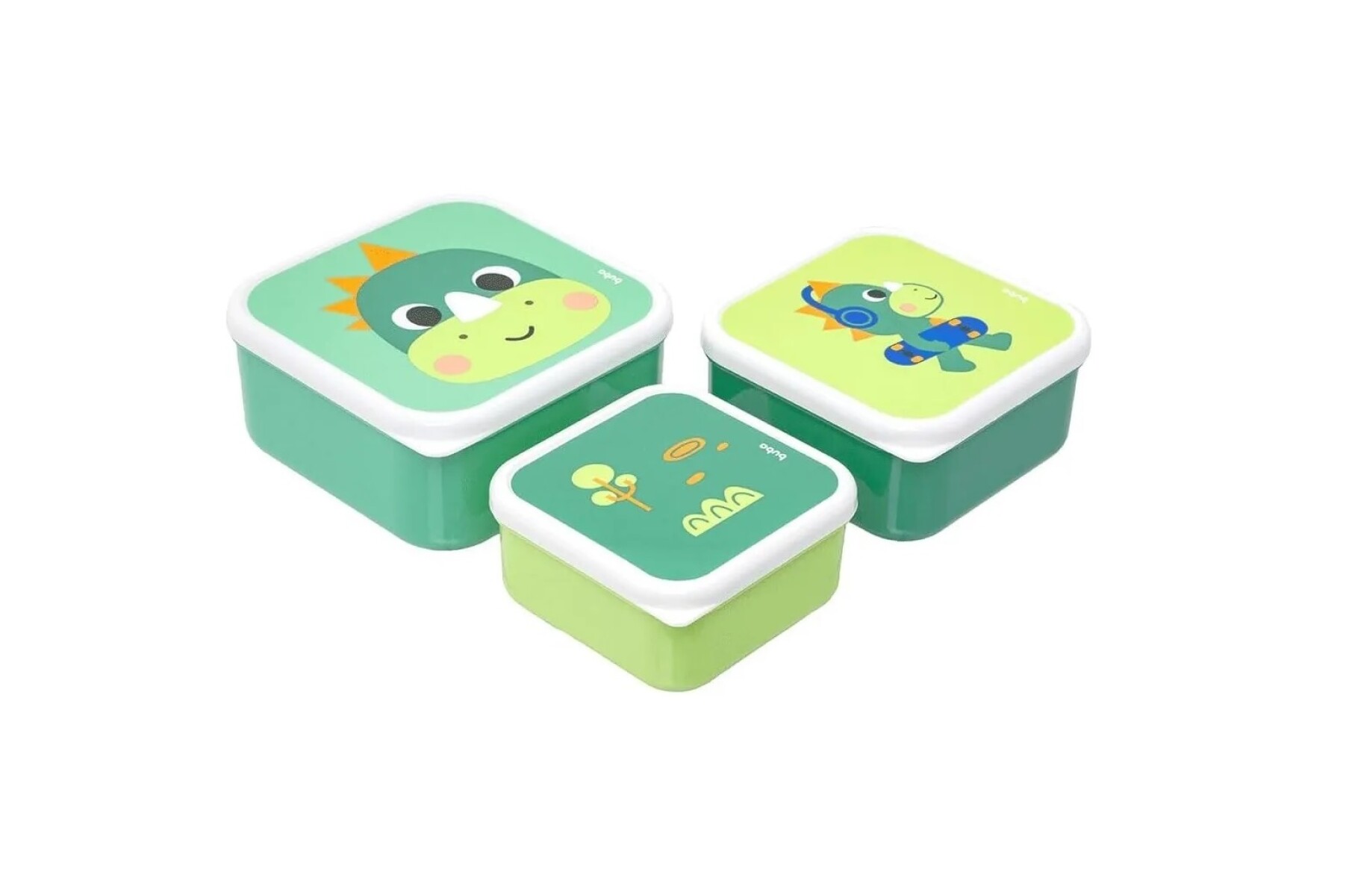 Set x3 tupper animales BUBA - dino bubazoo 