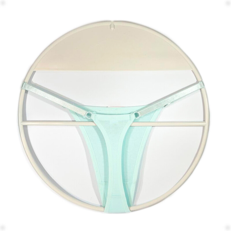 Tanga Colaless Ajustable De Algodón Turquesa Talla L-XL