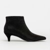 Bota Caña Baja Bright En Sintético Negro