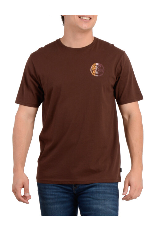 Remera O'Neill Sunset Medallion Marrón