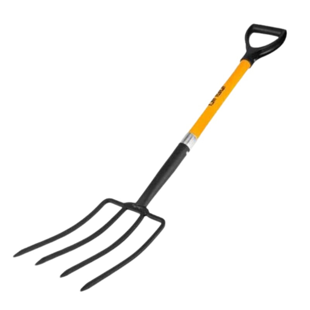 DINGQI HORQUILLA PALA DE CULTIVO 4 DIENTES CABO DE FIBRA 175 MM 